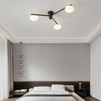 Iverena Glass Ceiling Light-Moonnatur