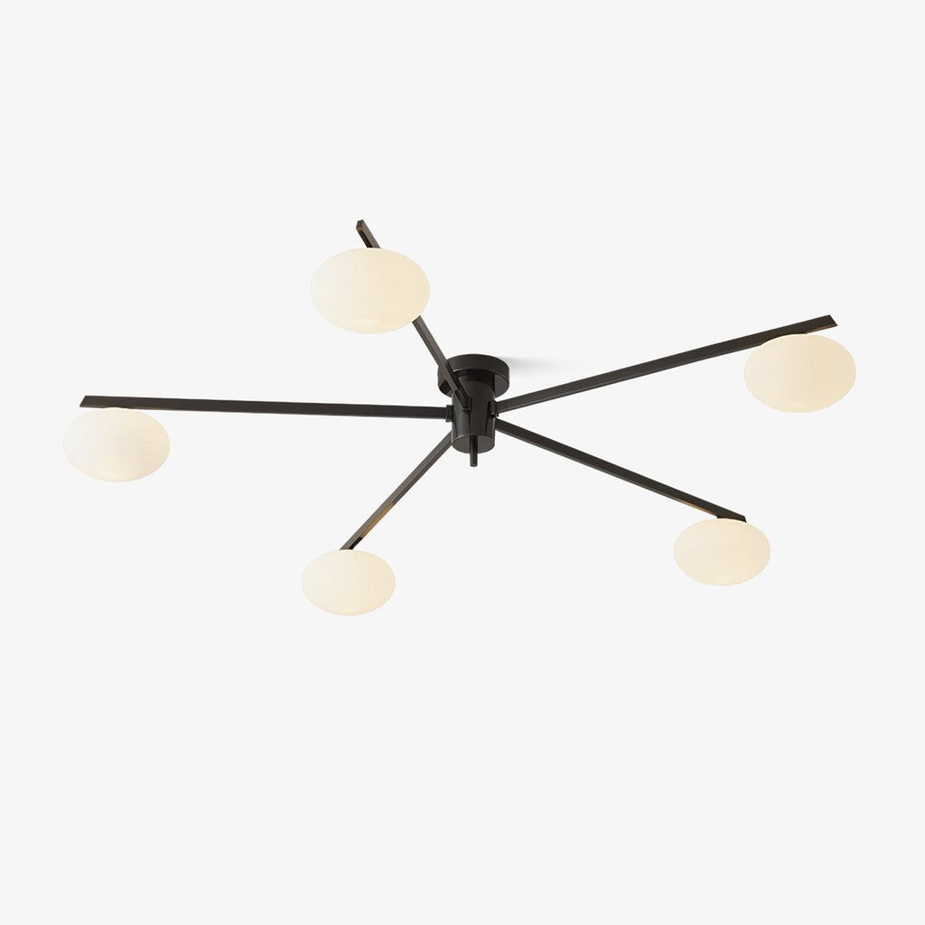 Iverena Glass Ceiling Light-Moonnatur