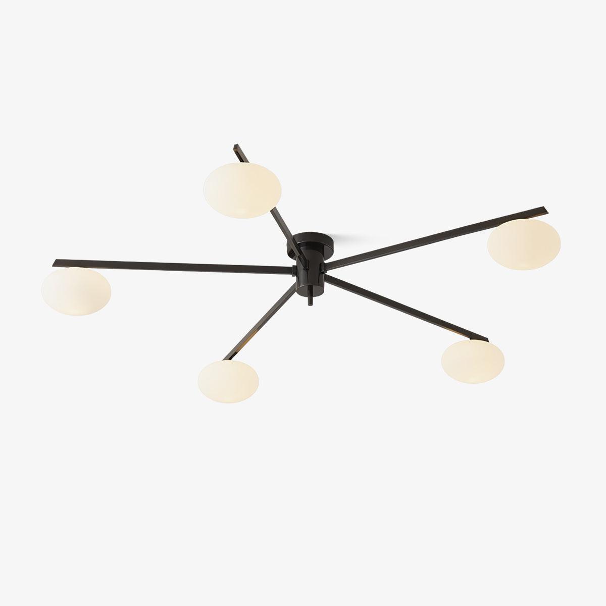 Iverena Glass Ceiling Light-Moonnatur
