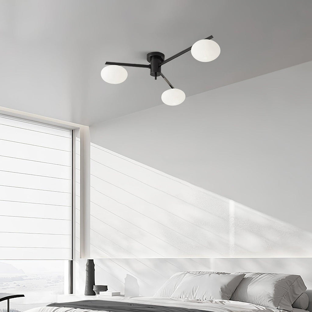 Pardenholm Glass Ceiling Light-Moonnatur