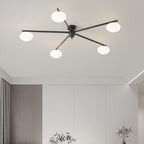 Iverena Glass Ceiling Light-Moonnatur