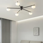 Iverena Glass Ceiling Light-Moonnatur