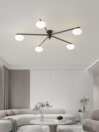 Iverena Glass Ceiling Light-Moonnatur