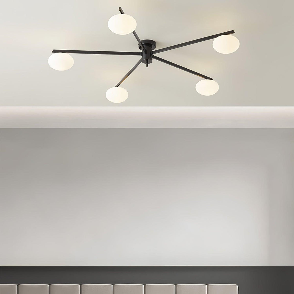 Pardenholm Glass Ceiling Light-Moonnatur