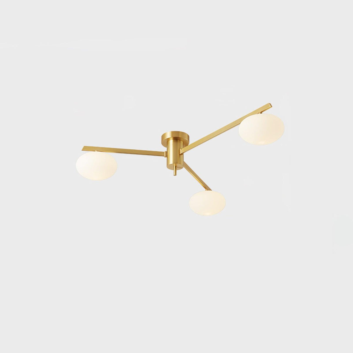 Iverena Glass Ceiling Light-Moonnatur