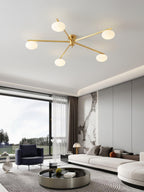 Iverena Glass Ceiling Light-Moonnatur