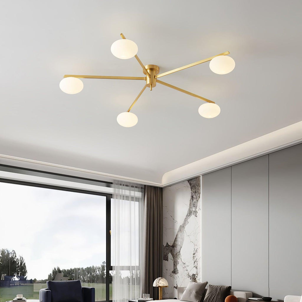Pardenholm Glass Ceiling Light-Moonnatur