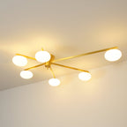 Iverena Glass Ceiling Light-Moonnatur