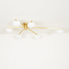Iverena Glass Ceiling Light-Moonnatur
