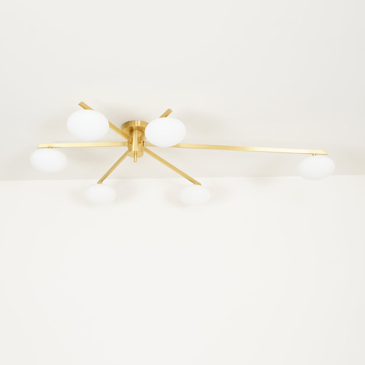 Iverena Glass Ceiling Light-Moonnatur