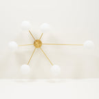 Iverena Glass Ceiling Light-Moonnatur