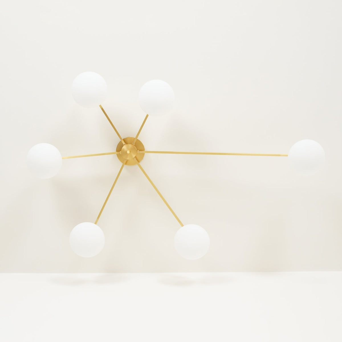 Iverena Glass Ceiling Light-Moonnatur