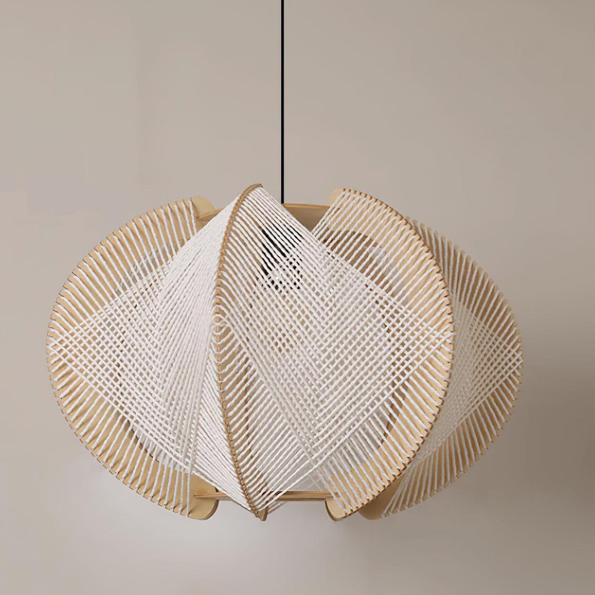 Ravenselis Fabric Pendant Light-Moonnatur