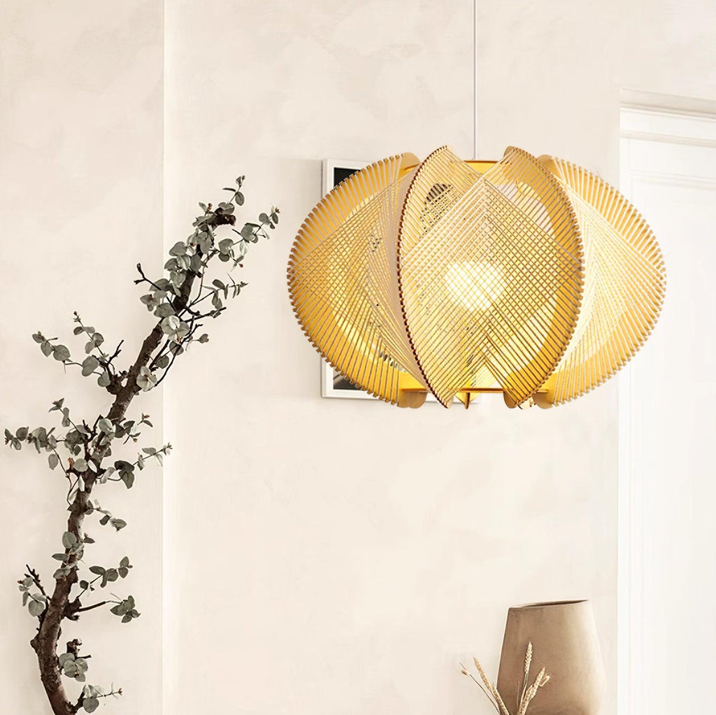 Ravenselis Fabric Pendant Light-Moonnatur