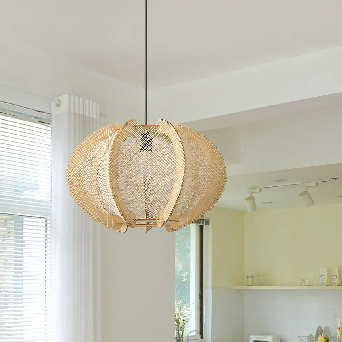 Ravenselis Fabric Pendant Light-Moonnatur
