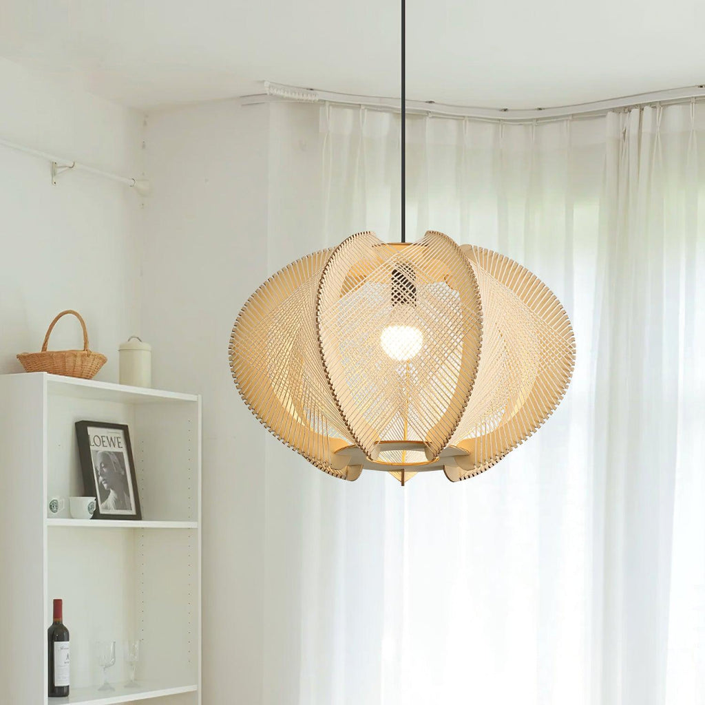 Ravenselis Fabric Pendant Light-Moonnatur