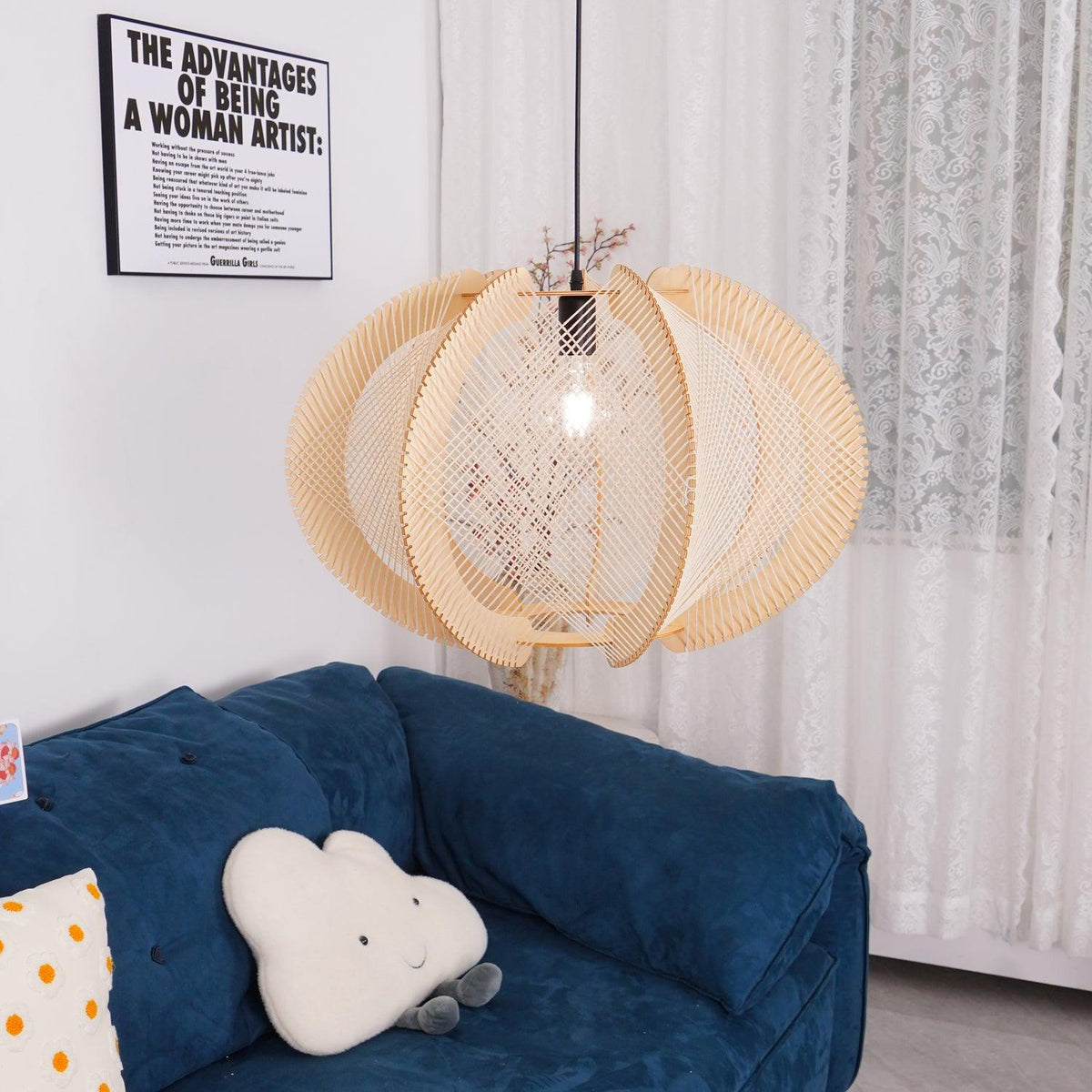 Verdenlyn Hemp Rope Pendant Light-Moonnatur