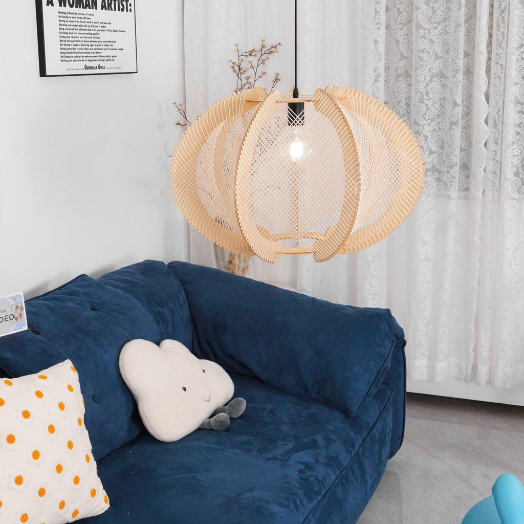 Ravenselis Fabric Pendant Light-Moonnatur