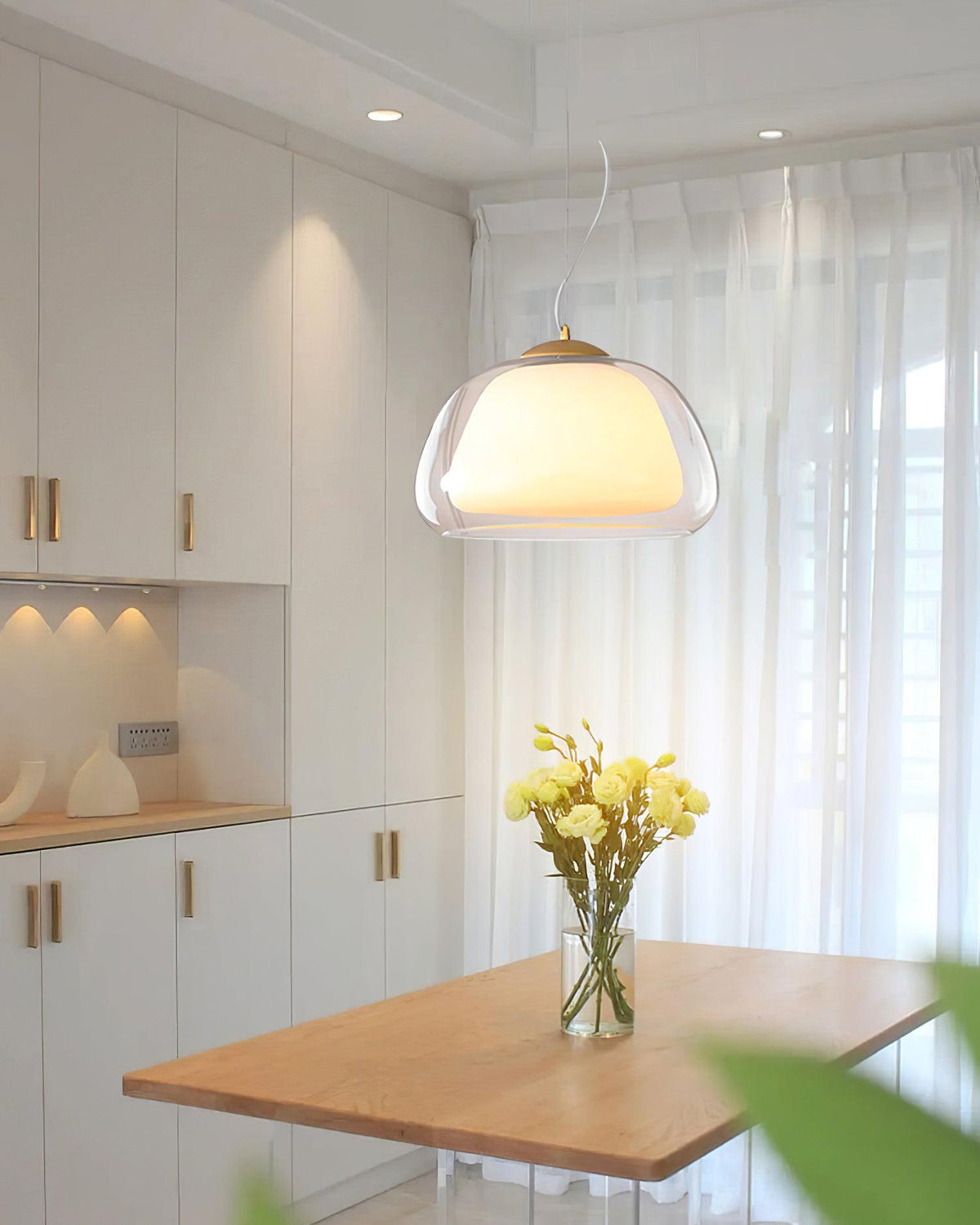 Woldengrove Glass Pendant Light-Moonnatur
