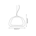 Woldengrove Glass Pendant Light-Moonnatur