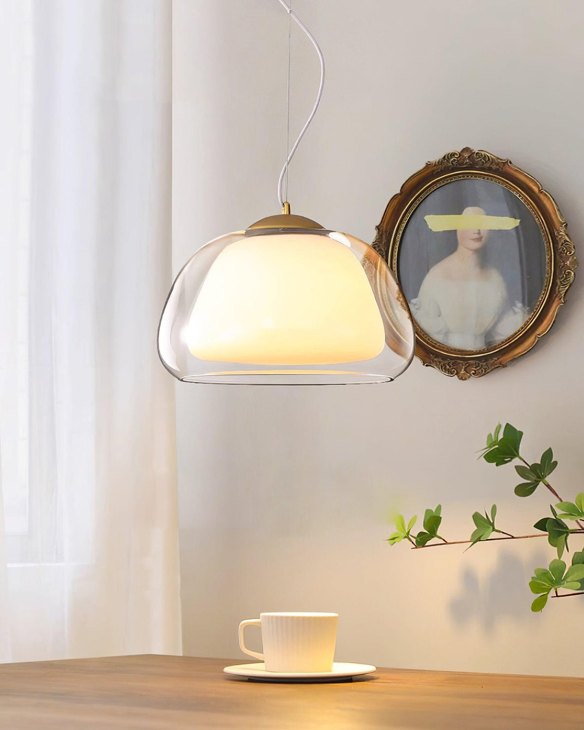 Woldengrove Glass Pendant Light-Moonnatur