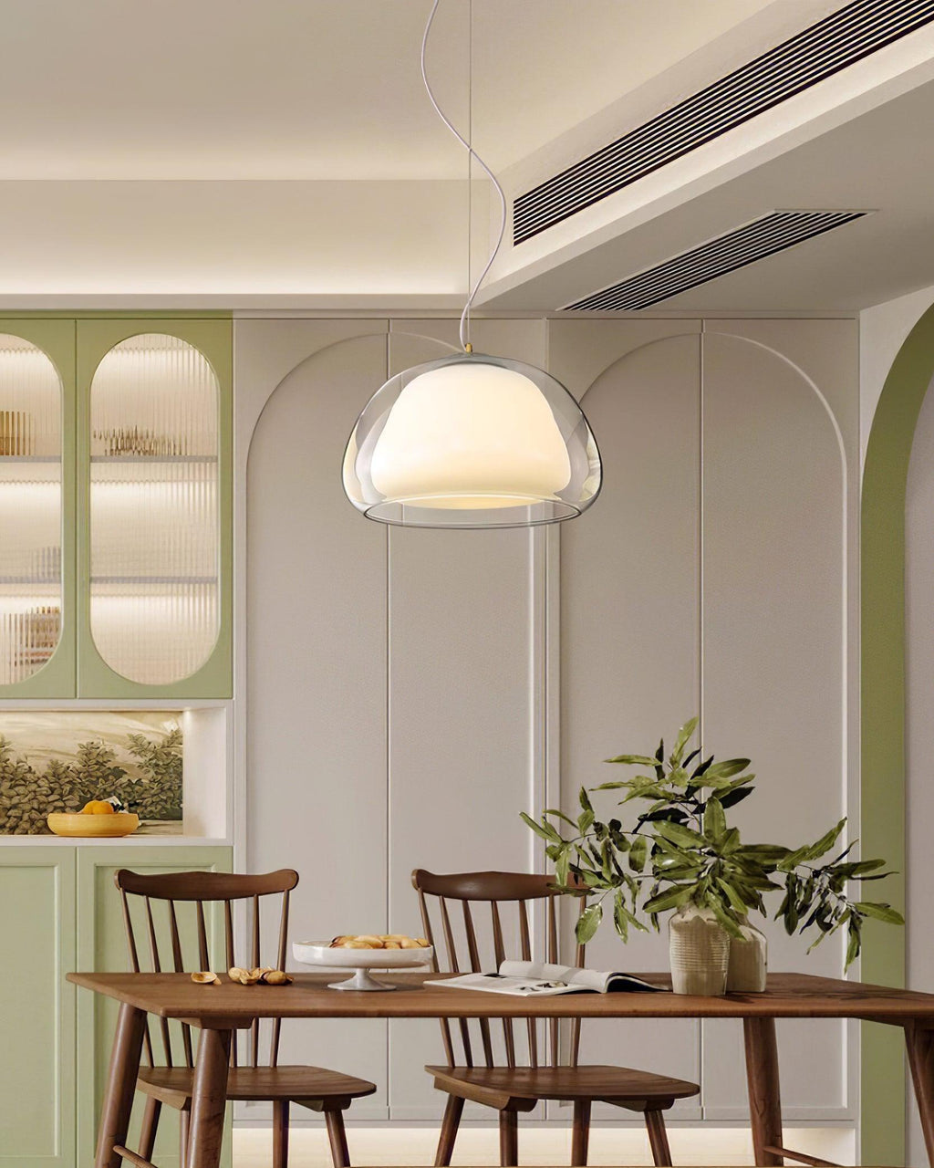 Woldengrove Glass Pendant Light-Moonnatur