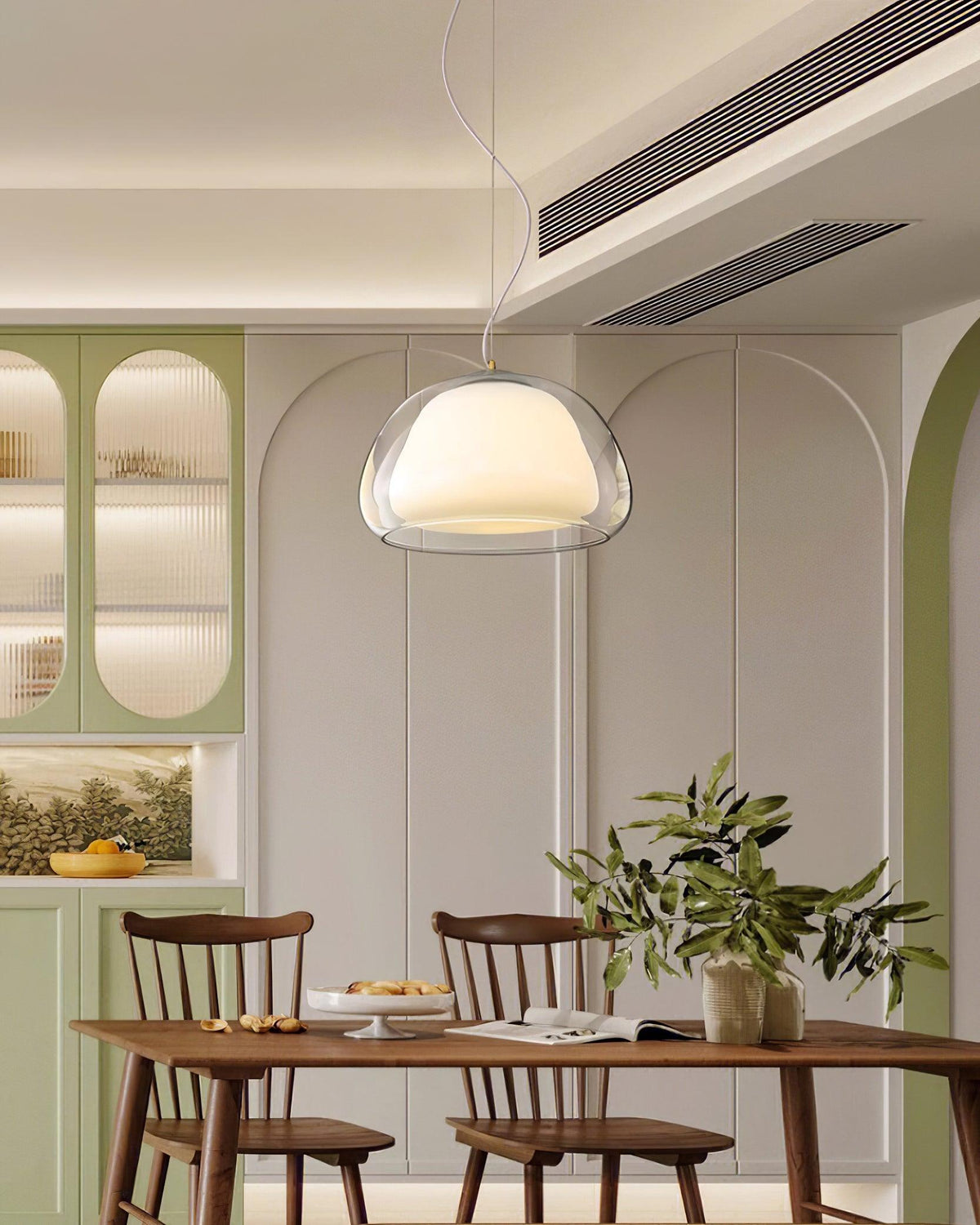 Woldengrove Glass Pendant Light-Moonnatur
