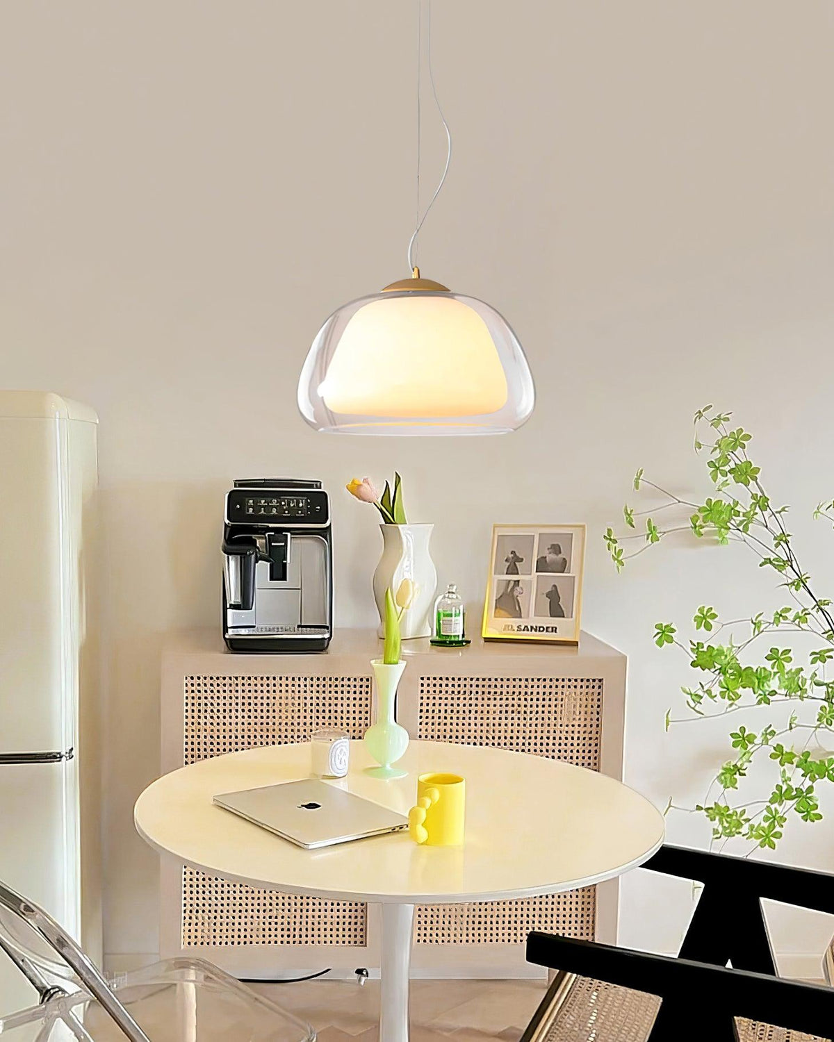 Woldengrove Glass Pendant Light-Moonnatur
