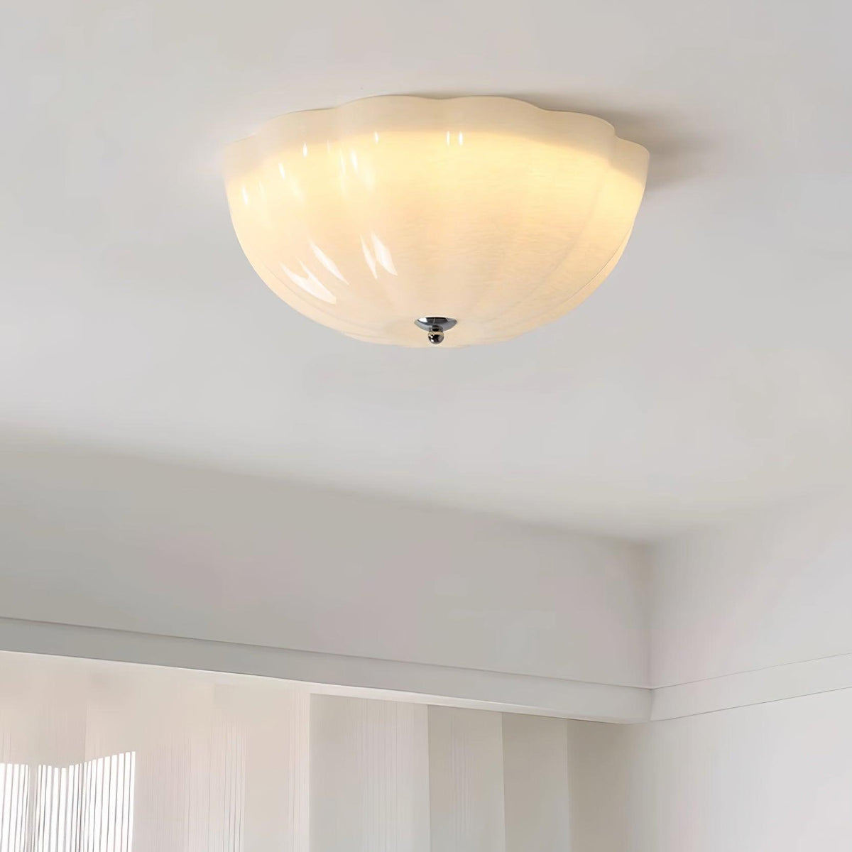 Feslune Glass Ceiling Light-Moonnatur