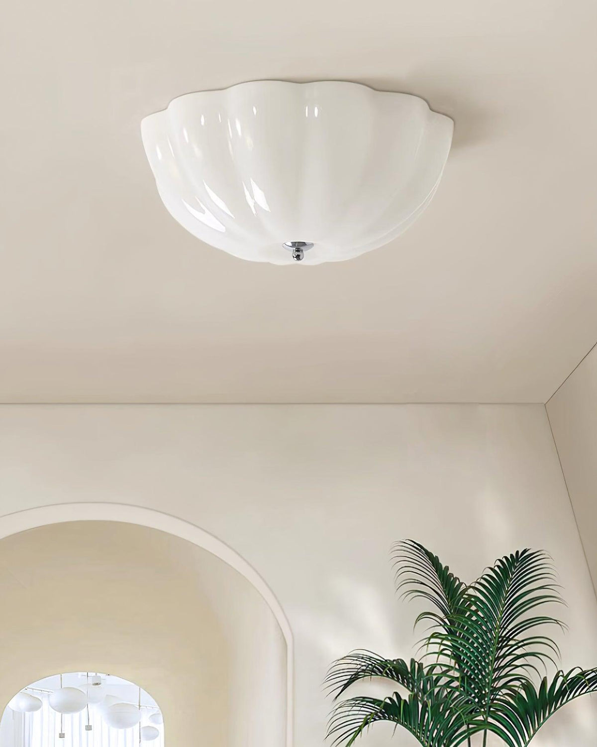 Feslune Glass Ceiling Light-Moonnatur