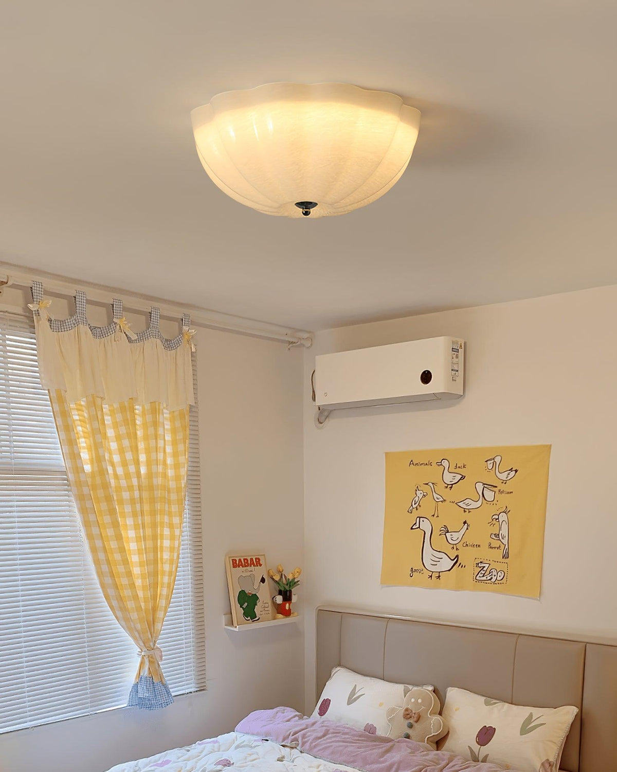 Feslune Glass Ceiling Light-Moonnatur