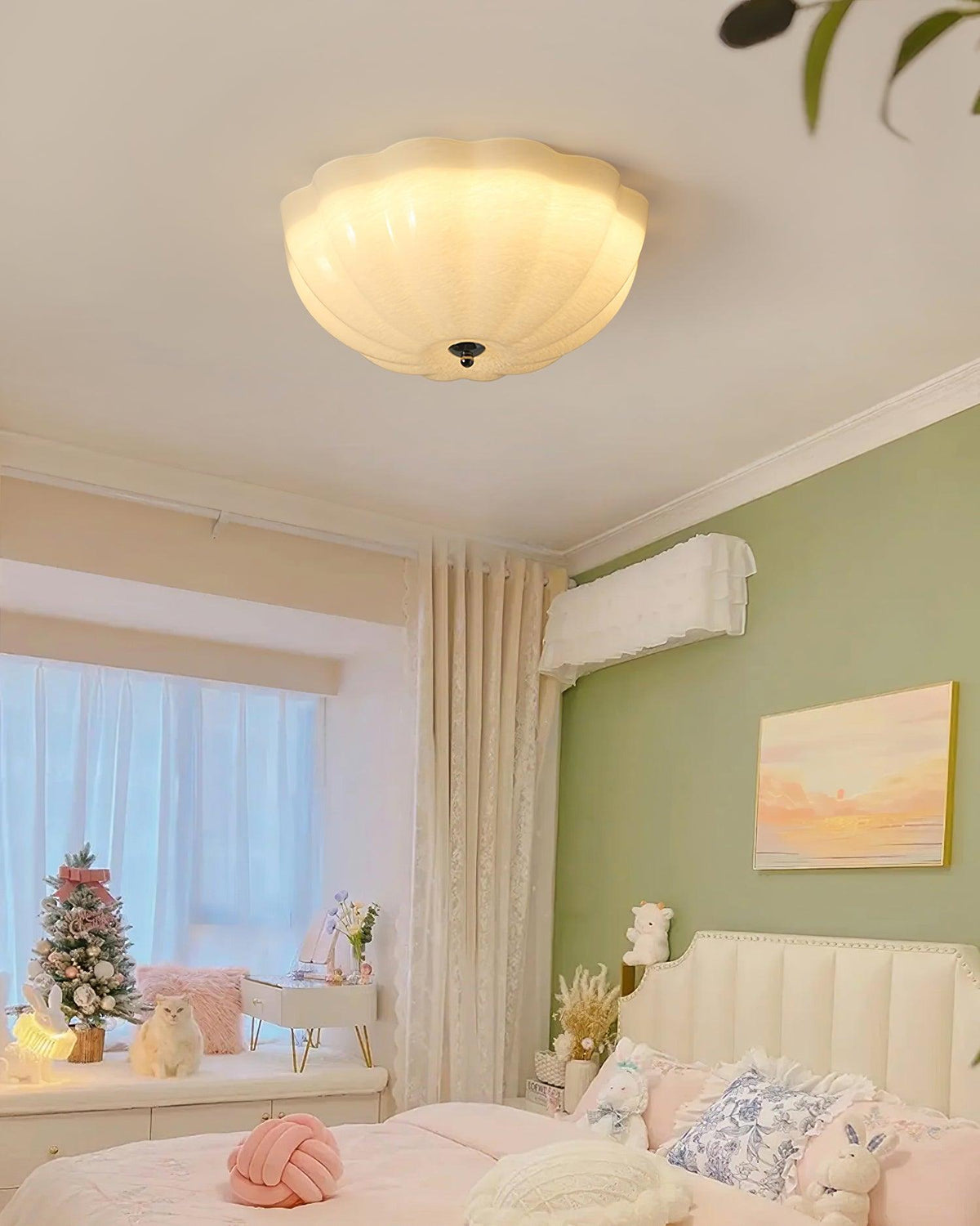 Feslune Glass Ceiling Light-Moonnatur