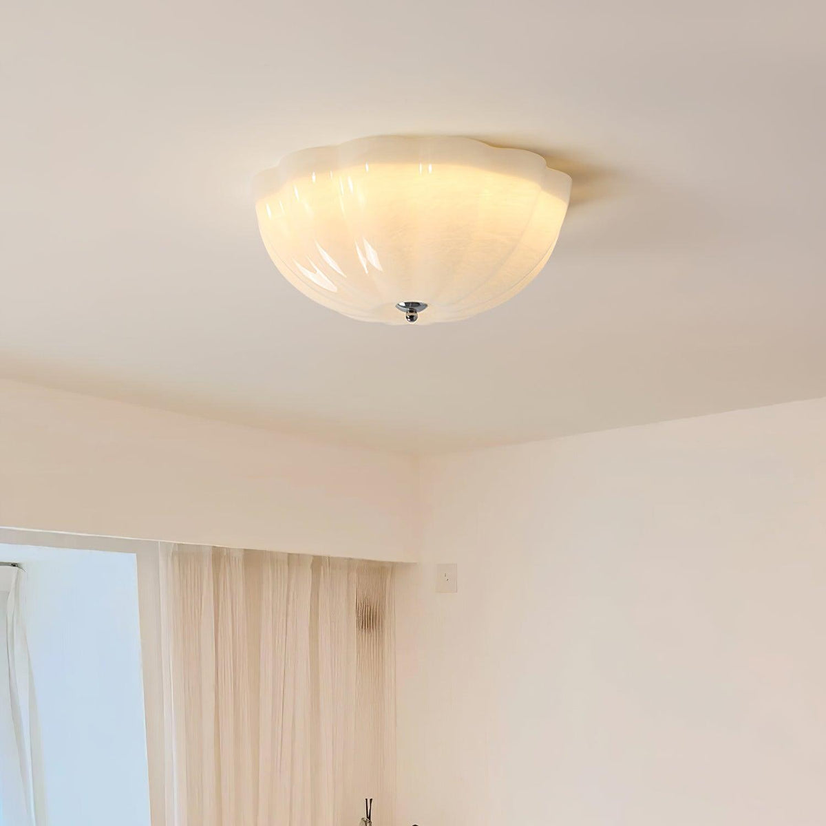 Feslune Glass Ceiling Light-Moonnatur