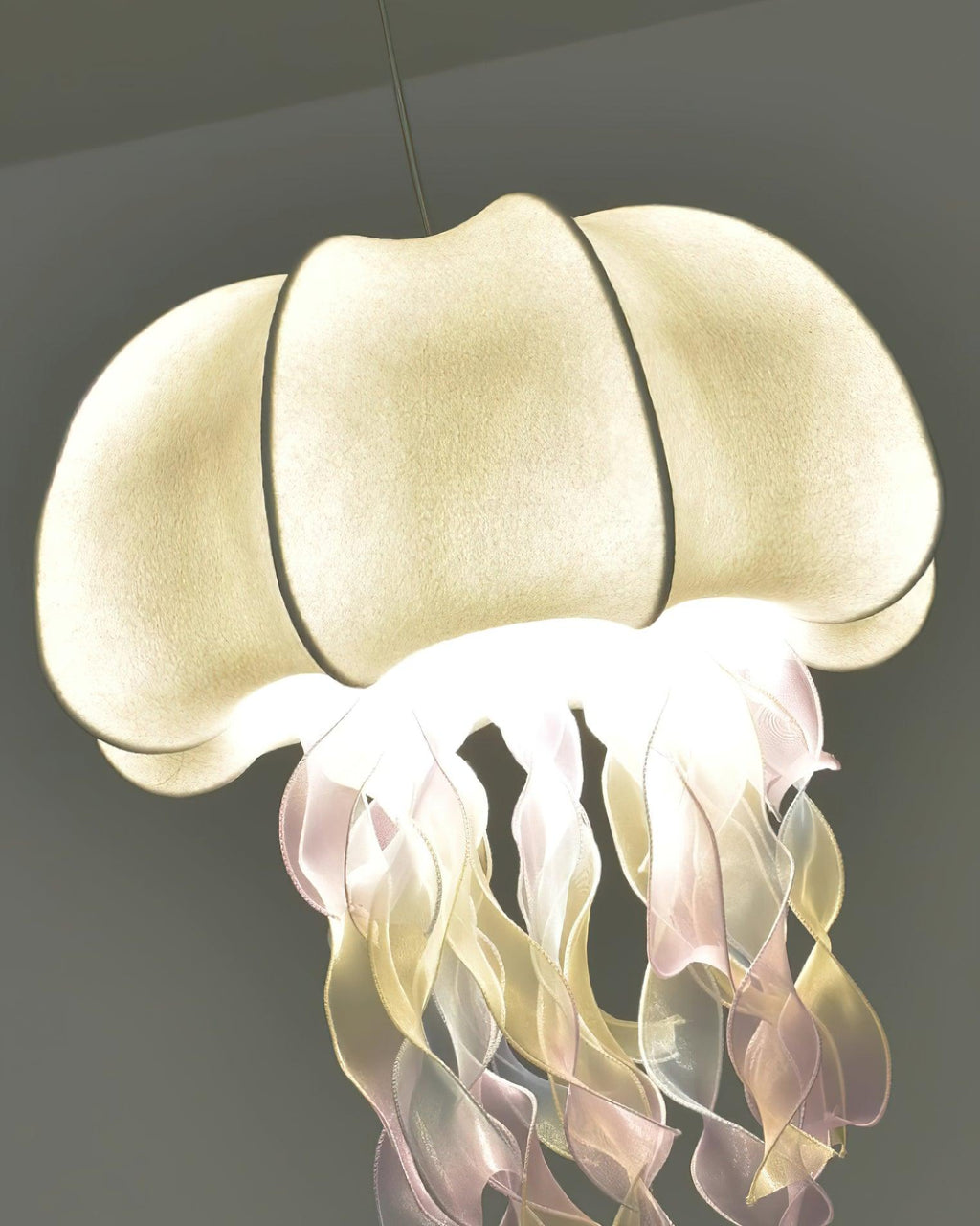 Carneleth Fabric Pendant Light-Moonnatur