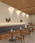 Carneleth Fabric Pendant Light-Moonnatur