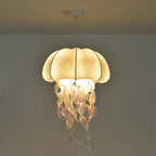 Carneleth Fabric Pendant Light-Moonnatur