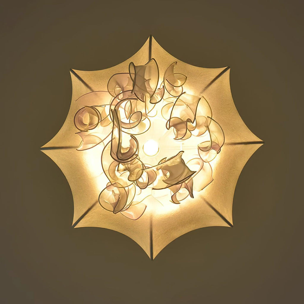 Carneleth Fabric Pendant Light-Moonnatur