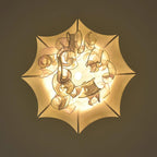 Carneleth Fabric Pendant Light-Moonnatur