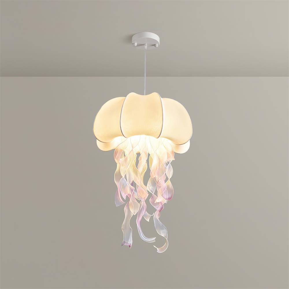 Carneleth Fabric Pendant Light-Moonnatur