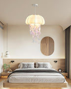 Carneleth Fabric Pendant Light-Moonnatur