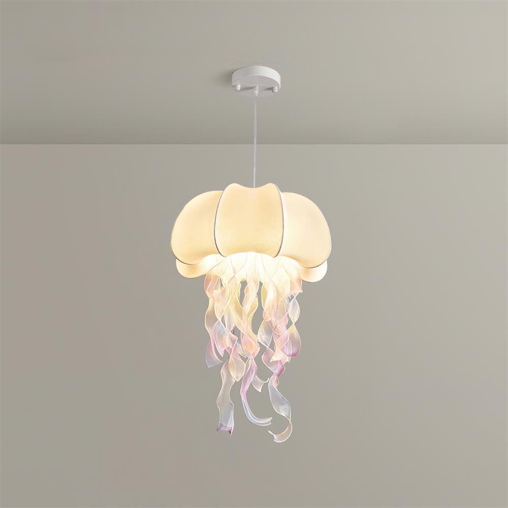 Carneleth Fabric Pendant Light-Moonnatur