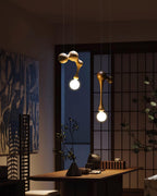 Kaelwyn Wood Pendant Light-Moonnatur