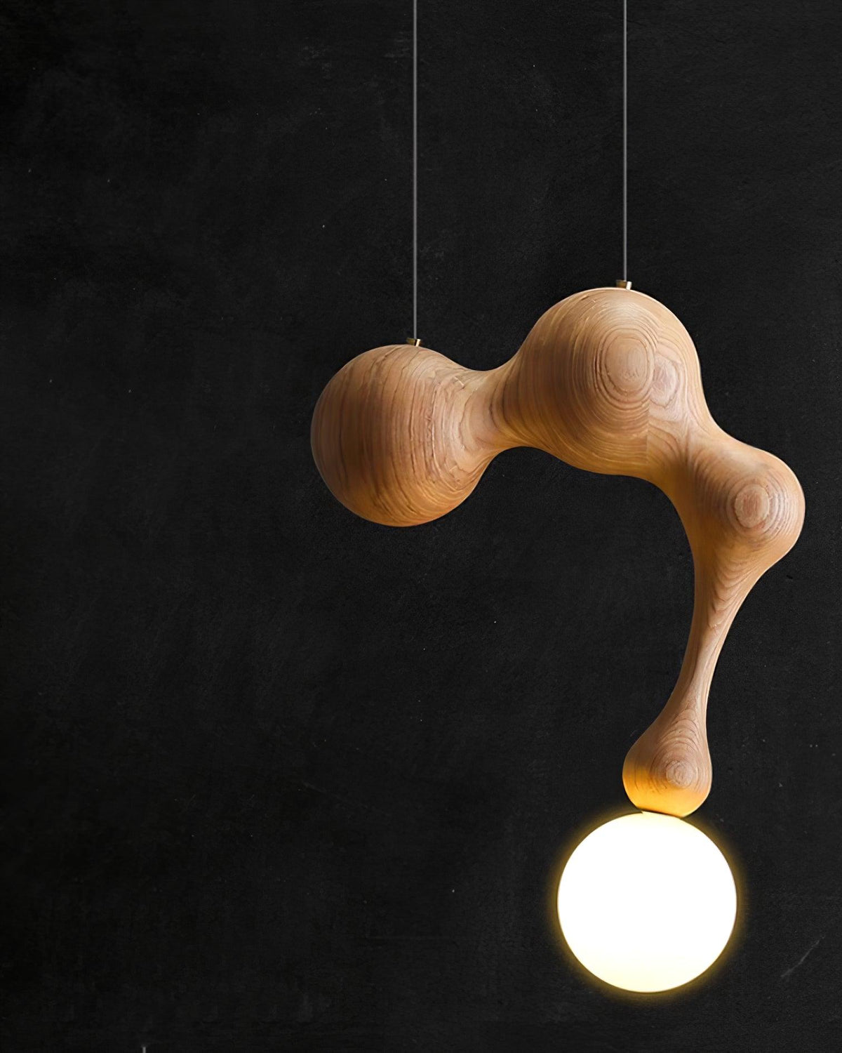 Kaelwyn Wood Pendant Light-Moonnatur