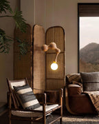 Kaelwyn Wood Pendant Light-Moonnatur