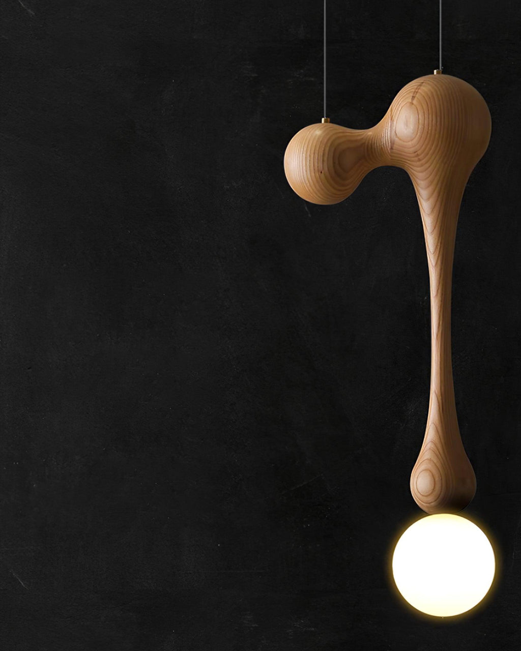 Kaelwyn Wood Pendant Light-Moonnatur
