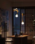 Kaelwyn Wood Pendant Light-Moonnatur