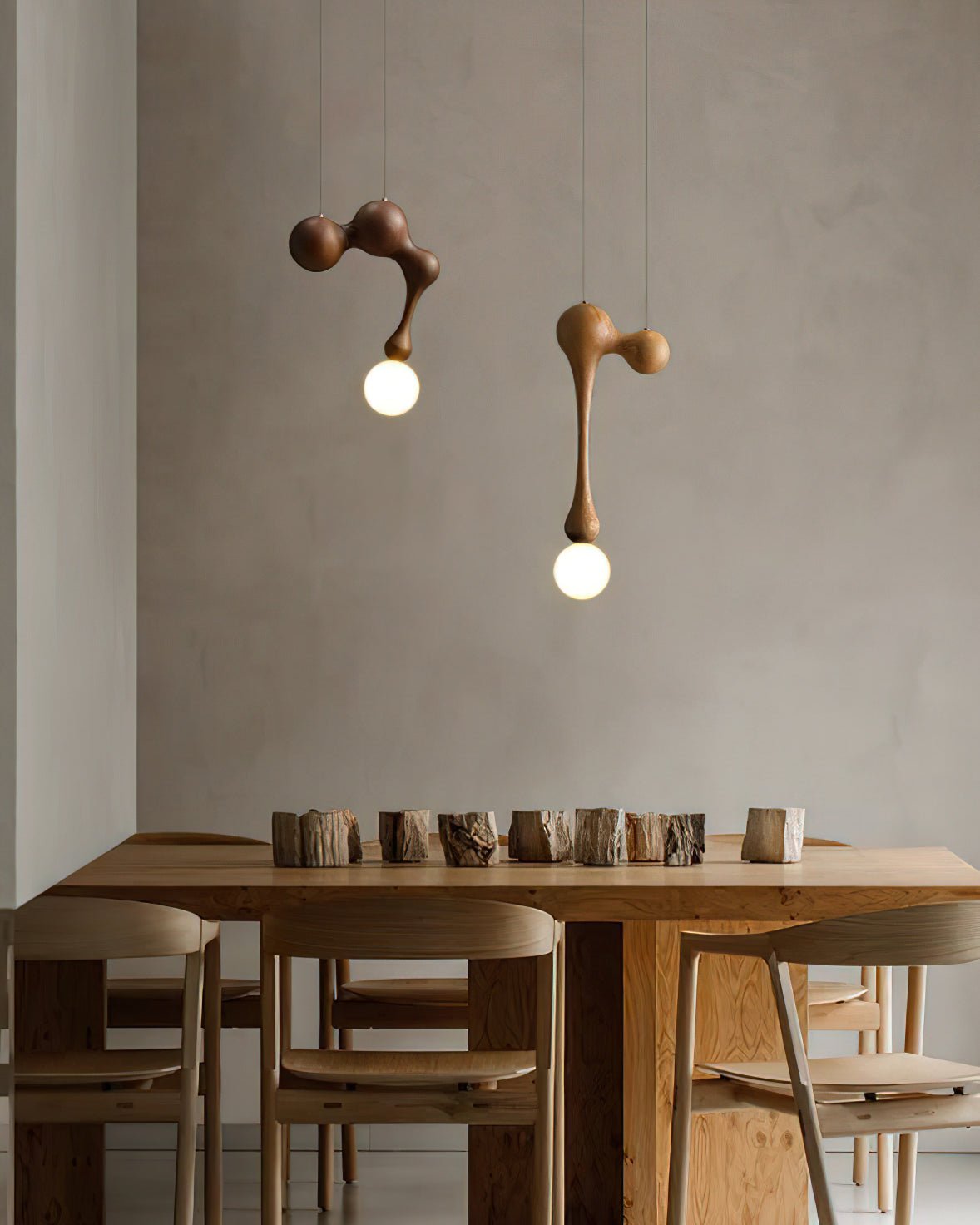 Kaelwyn Wood Pendant Light-Moonnatur