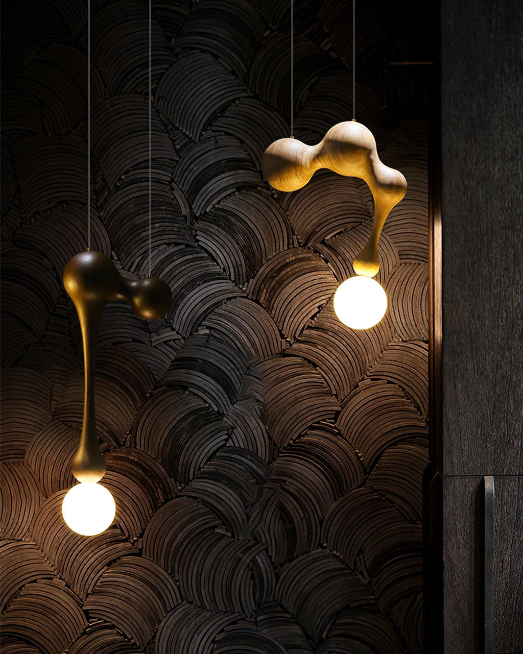 Kaelwyn Wood Pendant Light-Moonnatur