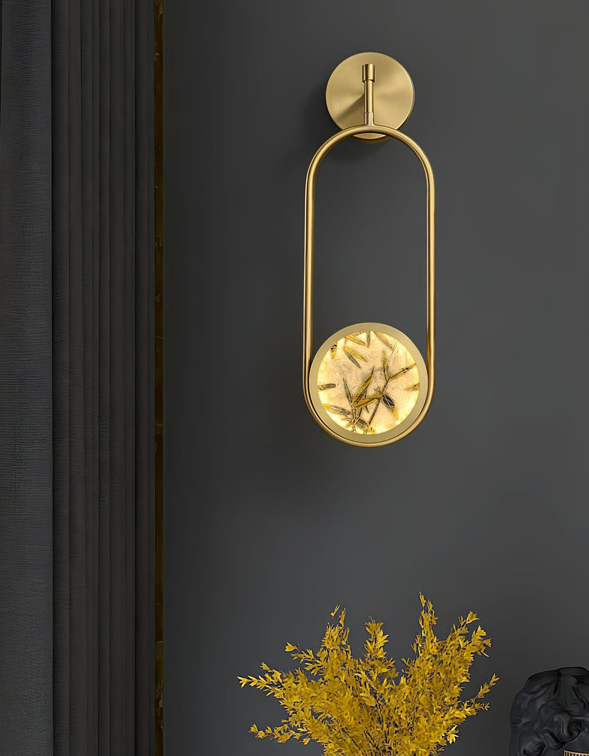 Darnelash Stained Glass Wall Light-Moonnatur