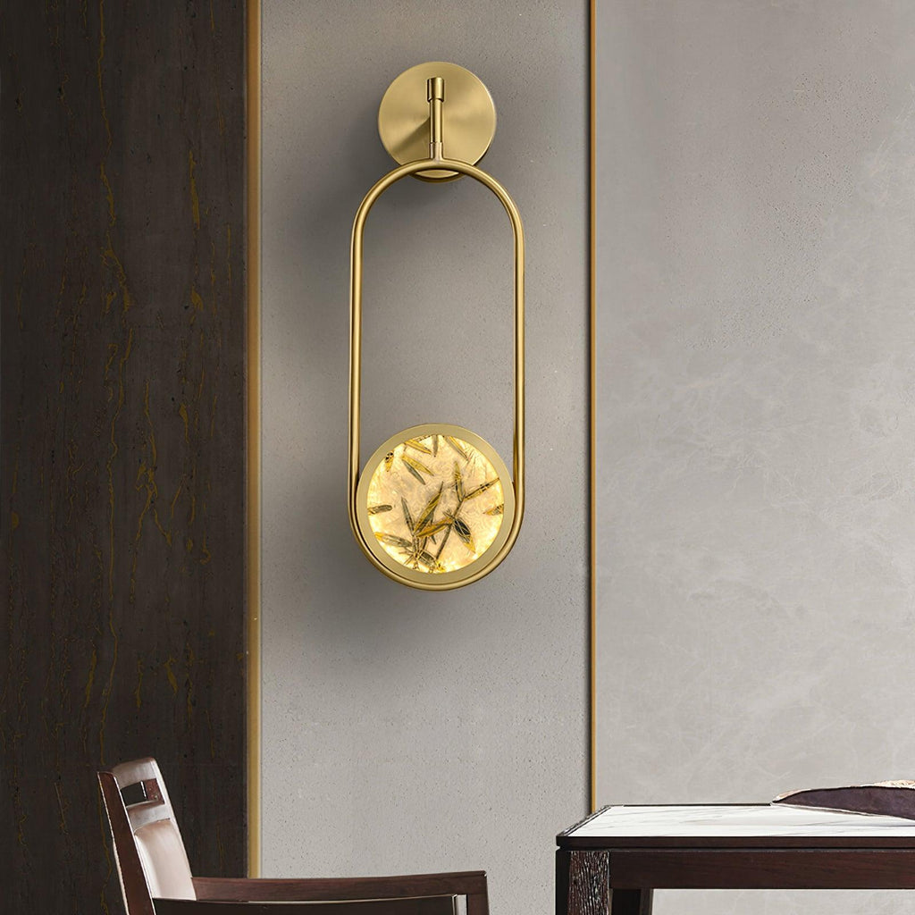 Darnelash Stained Glass Wall Light-Moonnatur